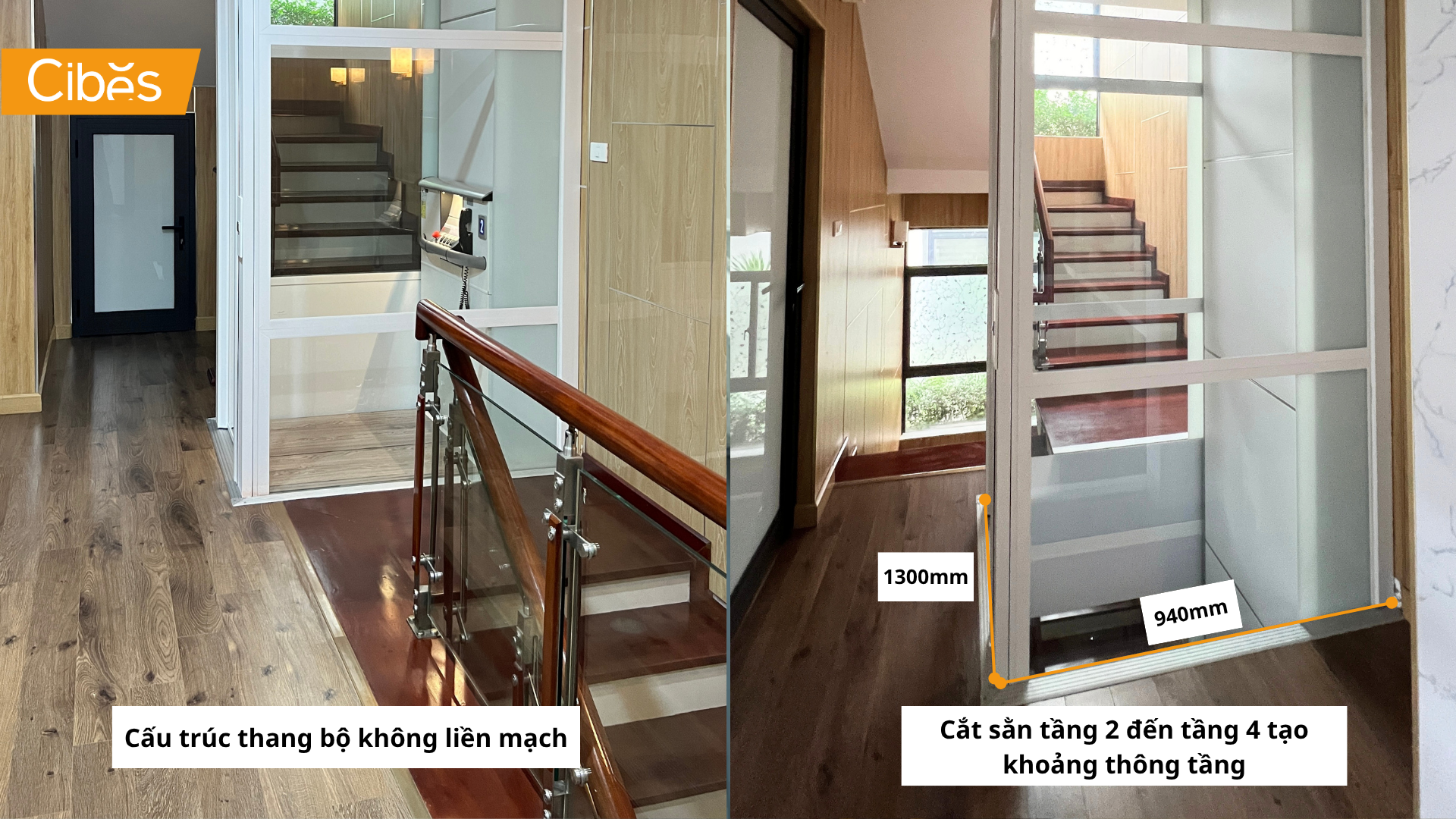 Cibes đề xuất giải pháp kỹ thuật lắp đặt thang máy tiết kiệm diện tích cho nhà không có khoảng thông tầng